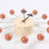 Wall Clock,Stylish & Functional Modern Wall Clock,Versatile Usage Clocks for Living Room,Orange,One Size 7