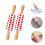 Rolling Pin Red 2Pcs 9.25x1.65in 8