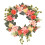 Realistic Dahlia Wreath Plastic Decorative Door Hanging 4