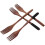 Tableware Forks with Hemp Rope Handle (4 Count) 4