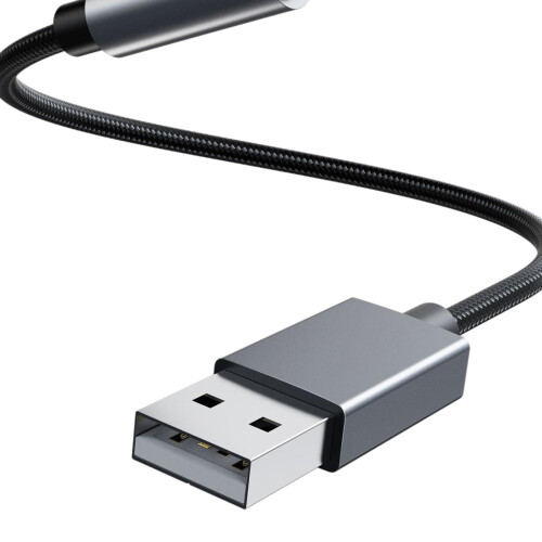 Μετατροπέας ήχου USB σε υποδοχή 3,5 mm, μετατροπέας USB σε 3,5 mm, καλώδιο USB σε AUX 2 σε 1 2