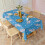 Floral Polyester Rectangle Tablecloth 60x120 in 4