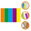 Plastic Snap-in Bookmarks for 3-Ring Binders 5 Pcs 7