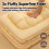Pineapple Cloud Pillow Medium Soft Supportive for Back Side 3