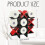 Træ Tic Tac Toe toiletpapirholder 40x40cm 2