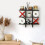 Træ Tic Tac Toe toiletpapirholder 40x40cm 4