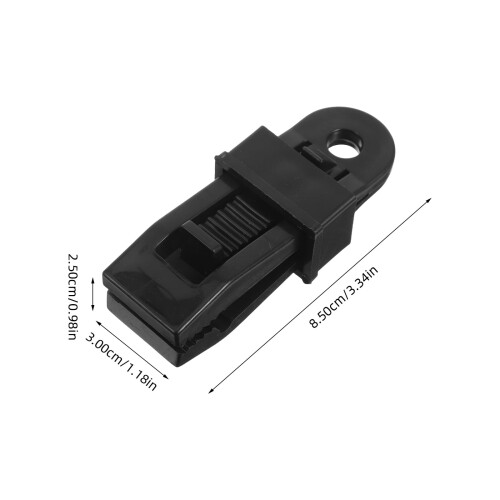 Heavy Duty Tarp Clips with Reverse Tooth Grip – 12 Pack 1