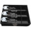 Cash drawer tray plastic metal six compartments 7