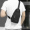 Αδιάβροχο σακίδιο πλάτης crossbody με οπές USB και ακουστικών, πολυχρηστική τσάντα 6