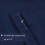 Blackout Tie-Up Curtain Panel 42"W x 63"L Navy 4