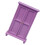 Dockhusgarderob miniatyrgarderob syntetmaterial 1 set 3