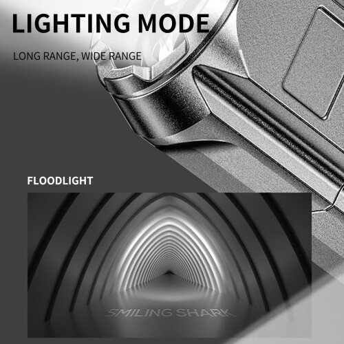 Ισχυρός φακός LED, επαναφορτιζόμενος φακός υψηλών φωτεινών σημάτων με ρυθμιζόμενη 2