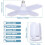60W LED Garage Light E27/E26 with 4 Adjustable Panels 3