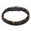 Bracciale in ematite, ossidiana nera e occhio di tigre per uomo e donna 2