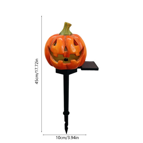 Halloween Solar Ground Light, Orange Resin, 1 pc 2