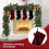 19-inch Velvet Christmas Stocking with Bow 3