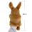 Tierhandpuppen-Set, weißes Plüschtier, 1 Stück 2