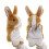 Tierhandpuppen-Set, weißes Plüschtier, 1 Stück 8