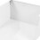 White aluminum splash block for downspout 1 piece 8