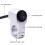 Motorsykkel frontlyktknapp 12V styrefeste 2,2 cm hvit 2