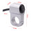 Motorsykkel frontlyktknapp 12V styrefeste 2,2 cm hvit 8