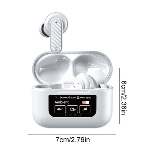 Noise Cancelling Bluetooth Earbuds with Touch Screen 2