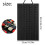 Wall-Mount Hanging Organizer Black Large Storage Box 3