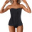 Μαγιό Tankini για γυναίκες, στράπλες, μπαντό μαγιό, μοντέρνο αδυνάτισμα, μονόχρωμο, 2 3