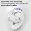 Trådlöst Bluetooth-headset med digital display och over-ear-funktion 7