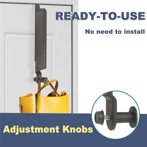 Over the Door Hooks Hanger 2 Pack,Adjustable over the Door Drying Rack for Laundry,Foldable Drying over Door Towel Racks 2