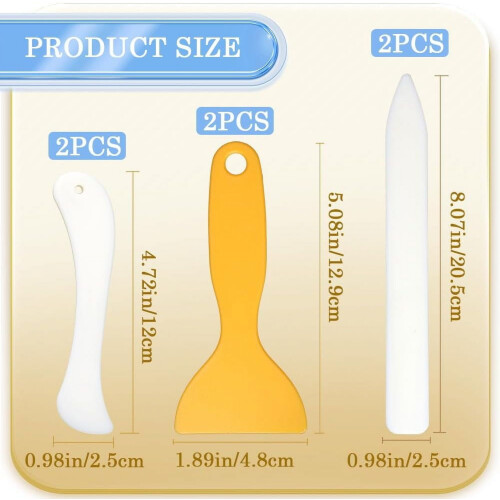 Bone Folders Set Paper Creasing Scoring Folding 4 Pcs 1