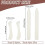 Bone Folders Set Paper Creasing Scoring Folding 4 Pcs 8