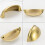 Bin Cup Drawer Pulls Brushed Gold 3 Inch 10 Pack 3