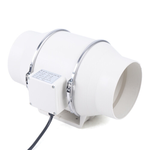 Ανεμιστήρας αγωγών 6" σε σειρά, 75W318CFM, Ανεμιστήρας εξάτμισης χαμηλού θορύβου με 1