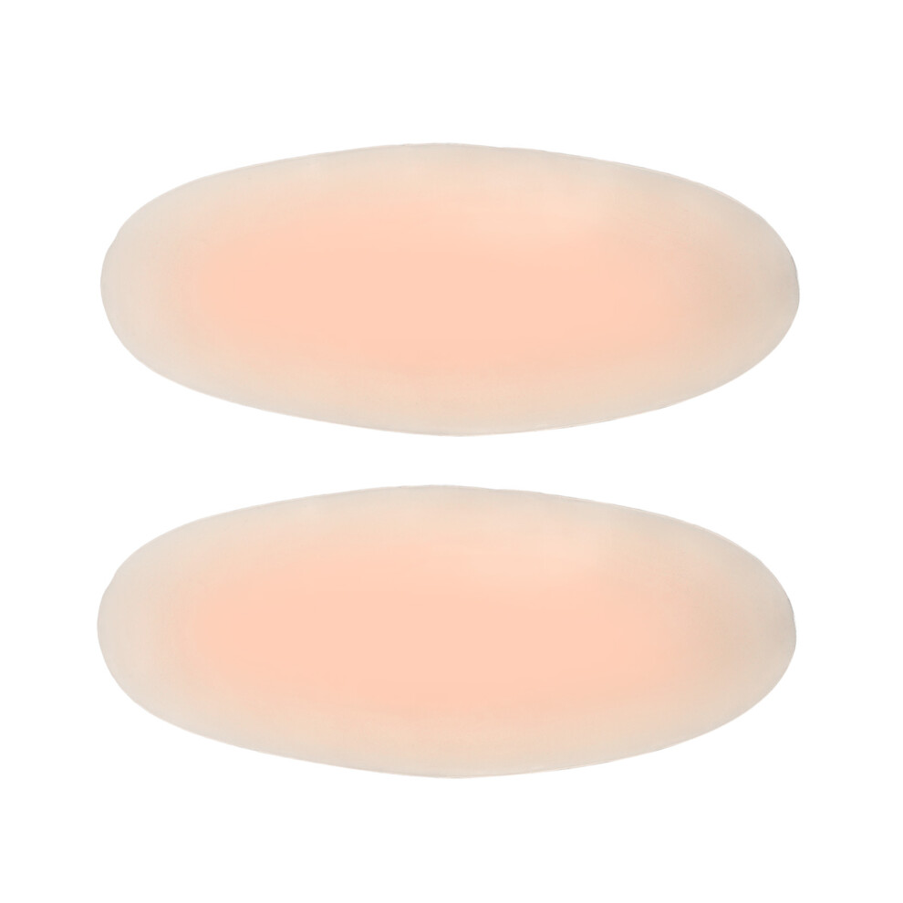 White Self-Adhesive Silicon Calf Pads For Skinny Legs, S Size