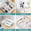 Σετ πλαστικών συρταριών 25 τεμαχίων (4 μεγέθη) για μακιγιάζ, κοσμήματα, συσκευές – 3