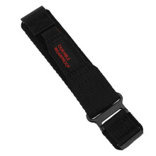 Cinturino in nylon da 24 mm Spartan HR Baro D5i 17-22 cm Nero