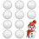 10 stuks 6 cm polystyreen knutselballen wit 2