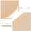 Beige stempelkussenset van rubber, 1 stuk 2