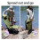Camping Folding Chair with Detachable Pillow Green 7