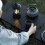 Folding Camping Table with Carry Handle Tripod Base Black 3