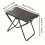 Folding Camping Table with Carry Handle Tripod Base Black 4