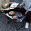 Folding Camping Table with Carry Handle Tripod Base Black 5