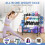 Double-Layer Iron Storage Rack for Sports Equipment 3