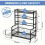 Double-Layer Iron Storage Rack for Sports Equipment 5