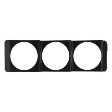 PotróJny Uchwyt na WskaźNik 52Mm X 3 Panel Pod - Standardowe Gniazdo Radia Stereo Jednodinowe Uniwersalne