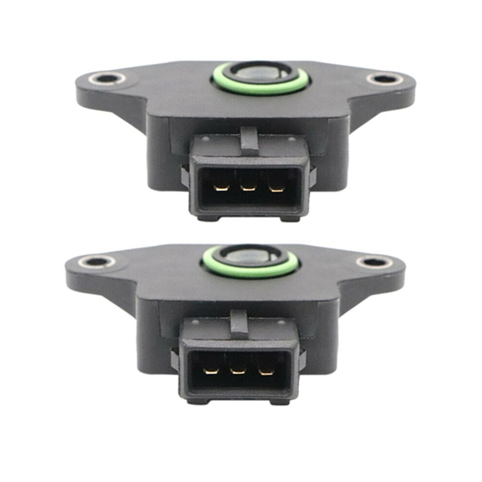 2Pcs Car Tps Throttle Position Sensor For Rio Sportage Spectra 0280122001 0288122915 Black 4711494773221