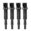 4 Pcs for  E46 E60 E85 E90 Ignition Coils with  Connector 12138657273 12137594937 1