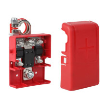 Connecteurs de Borne de Distribution de Batterie à Fusible à Dégagement Rapide 32 V 400 A pour 4x4 et Caravanes, Rouge