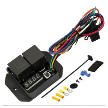 12V Digital Radiator Fans Controller Swith 0444 Adjustable Temperature Range Digital Electric Thermatic Fan Kit